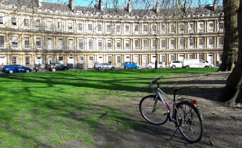 Bike by the Circus in Bath
